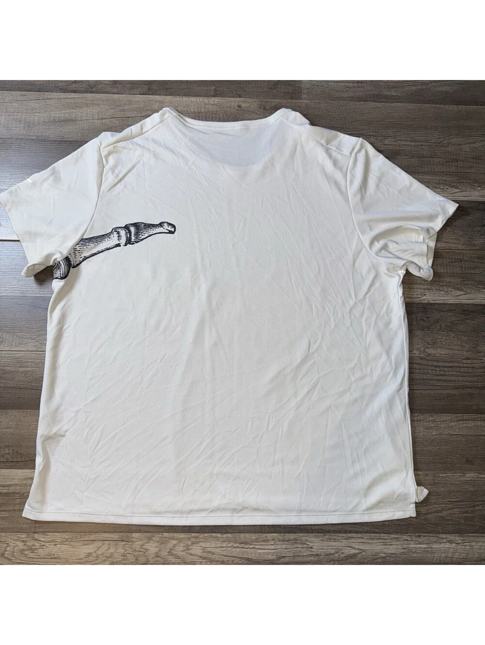 Nike Dri-Fit Sportswear UV UPF40+ Run Miler GX Performance White Shirt Men’s 2XL